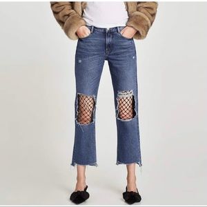 Zara Cigarette Cropped Jeans Size 4